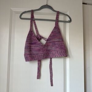 Wild Fable Multicolor Knit Crop Top